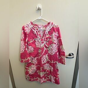 Lilly Pulitzer Floral Pink Women's Dress Size S Small